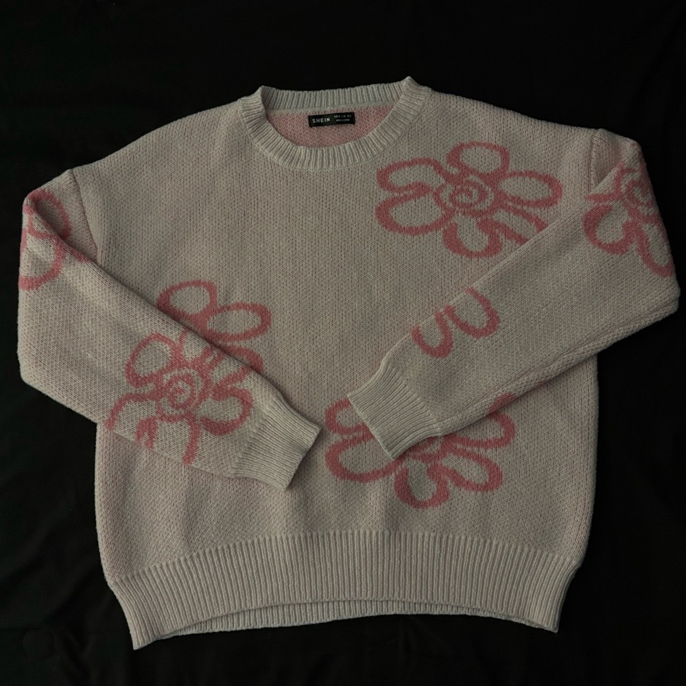 Othr Pink and Cream Floral Sweater